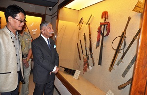 The Governor of Arunachal Pradesh Brig. (Dr.) B.D. Mishra (Retd.) visit State Museum  Itanagar on 16th November 2017.